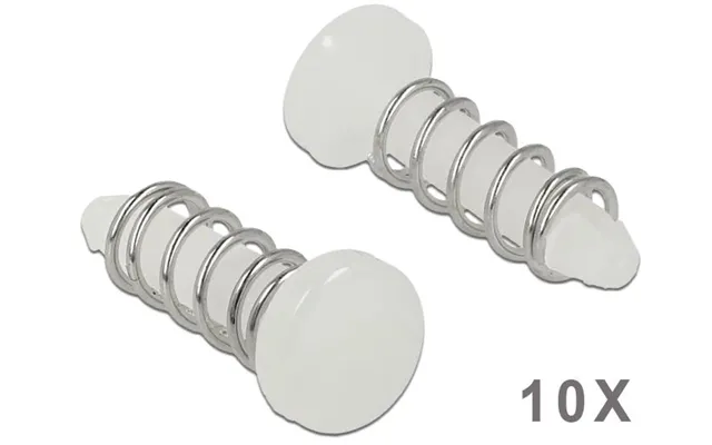 Delock Snap Rivet For Heat Sink - Set 10 Pieces White