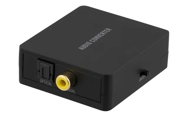 Deltaco Audio Converter From Digital To Analog With 3,5mm - Black
