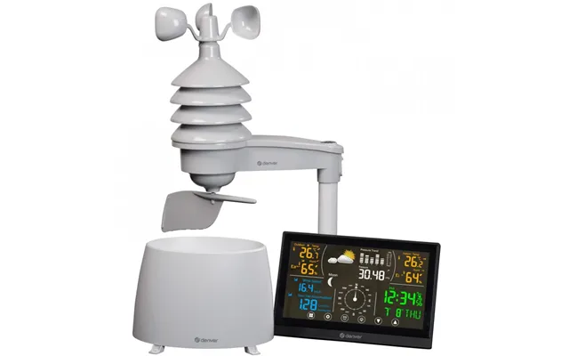 Denver Väderstation Vind Och Regn-sensor Färgskärm Ws-650