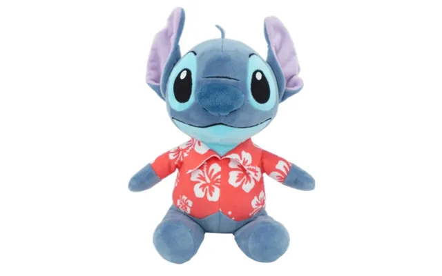 Disney Stitch I Rød Hawaii-skjorte - 25 Cm