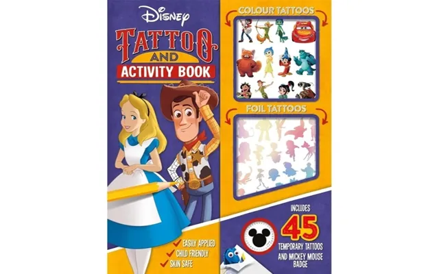 Disney Tattoo And Activity Book