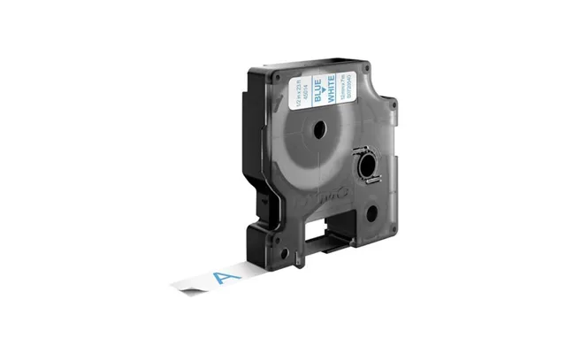 Dymo Farvetape S0720540 45014 12mm Blå På Hvid