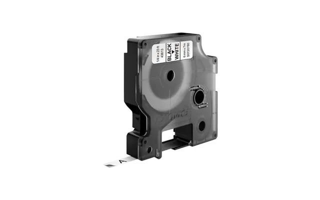 Dymo Farvetape S0720780 43613 6mm Sort På Hvid