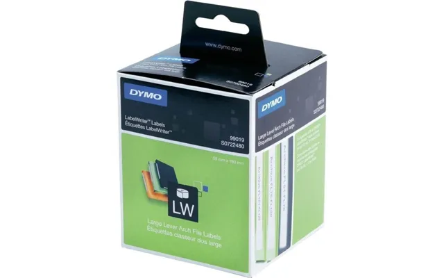 Dymo Labels S0722480 99019 Stor Ryglabel Til Mapper