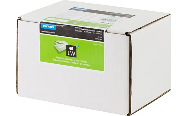 Dymo Labelwriter Hvide Adresseetiketter - 89x28 Mm