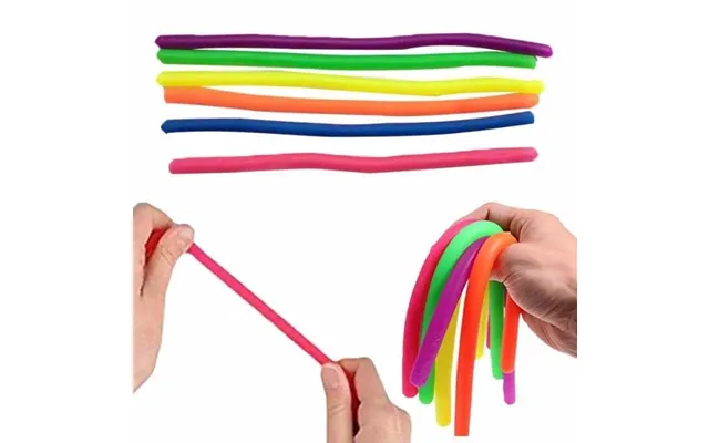 Elastiskt Fidget Reb - 6 Stk.