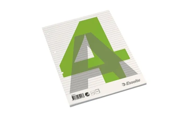 Esselte Standardblok A4 100 Ark Linieret