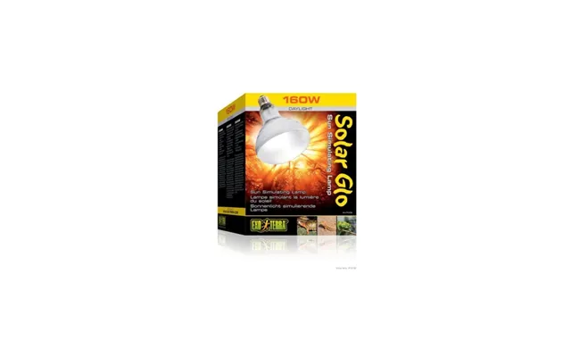 Exoterra Solar Glo 160w Uva Uvb Varme Og Sollys E27 - 220.1822