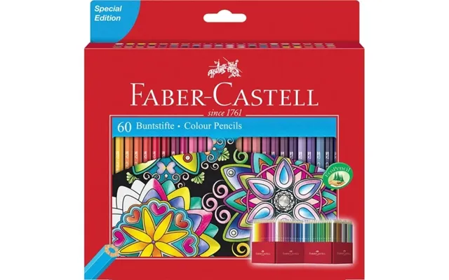 Faber-castell Castle Box Farveblyant Med 60 Stk