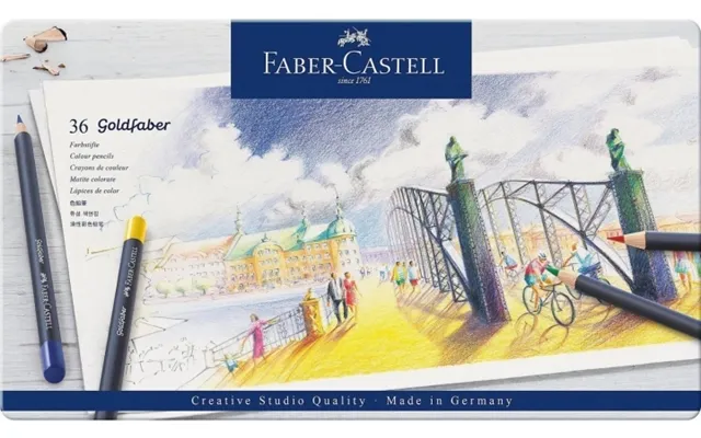 Faber-castell Goldfaber Farveblyant - Dåse Med 36 Stk 114736