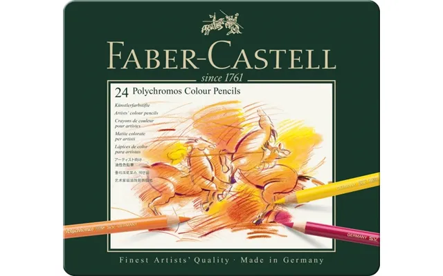 Faber-castell Polychromos Farveblyant - Dåse Med 24 Stk 110024