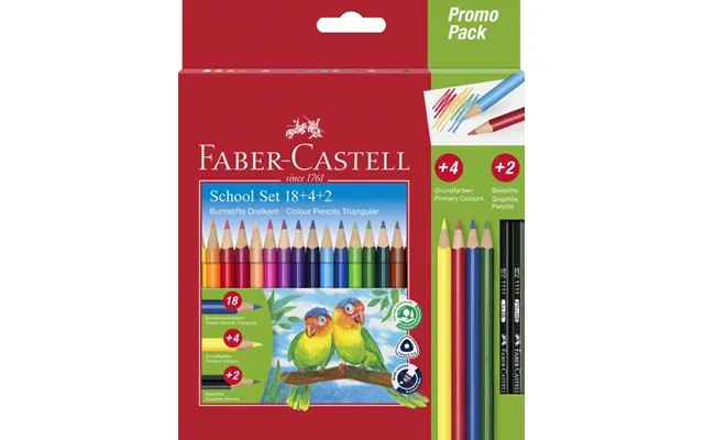 Faber-castell Trekantede Blyanter Promo Pack 18 4 2 201597