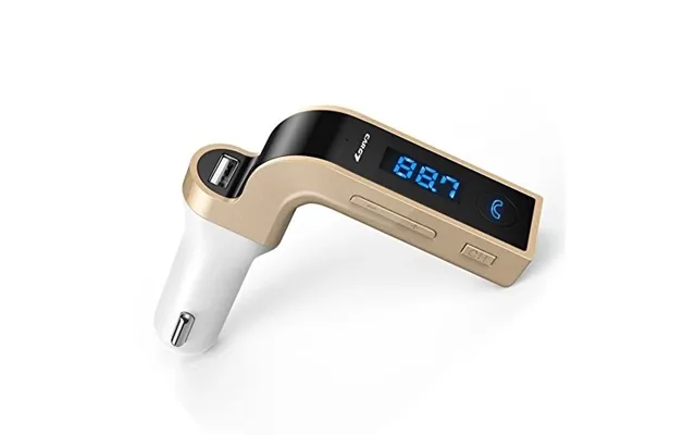 Fm-sender Med Bluetooth-håndfri Guld