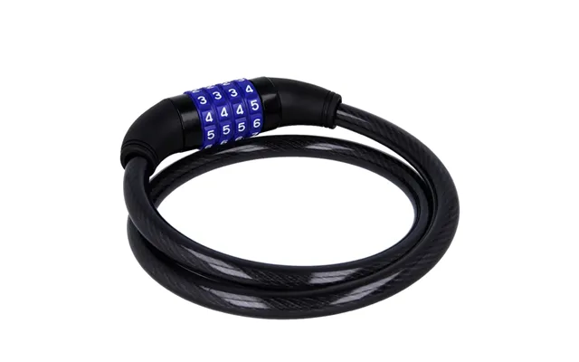Forever Outdoor Cykellås Med Kabel Og Kode Kyl-110 - Sort