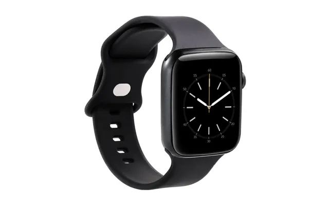 Gear Watcharmbånd Silikone Apple Watch 42 44 45mm Sort