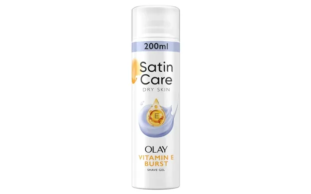 Gillette Venus Satin Care Women's Shave Gel, Vitamin E Burst Med Olay - 200 Ml