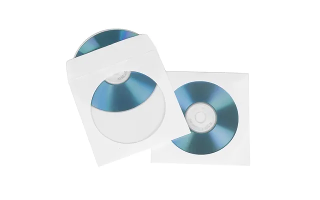 Hama Cd Lommer Papir Hvid 100-pak