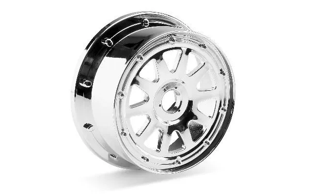 Hpi Tr-10 Wheel Chrome 120x65mm -10mm Offset
