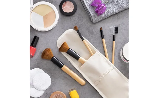 Innovagoods Miset Make-up Børster I Træ X5