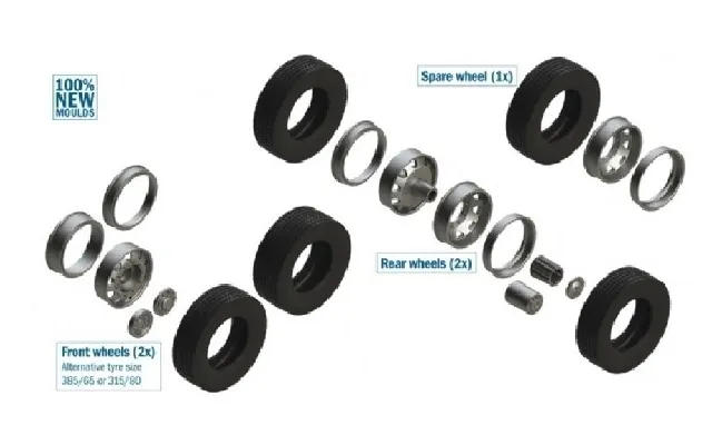 Italeri 1 35 European Tyres And Rims