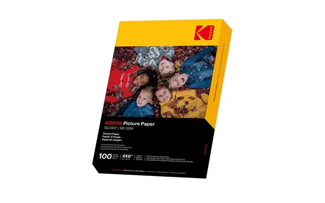 Kodak 10x15cm Blankt Fotopapir 180 M 100 Ark