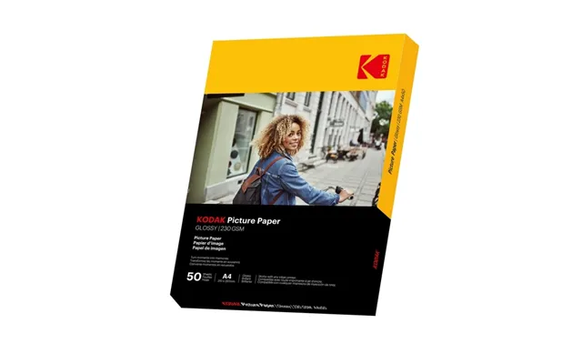 Kodak Fotopapir 21x29,7cm Blankt 230g M 50 Ark