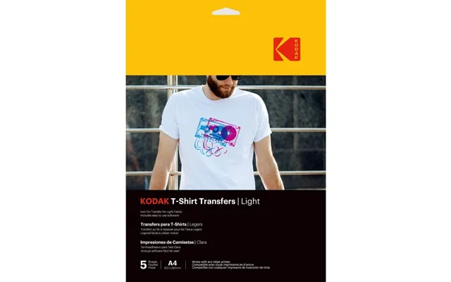 Kodak T-shirt Transfers Lyst Tekstil A4 5 Stk