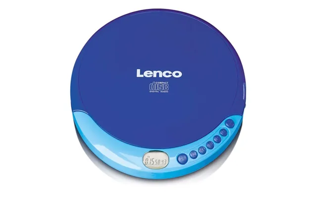 Lenco Bærbar Cd-afspiller Med Opladningsfunktion Blå