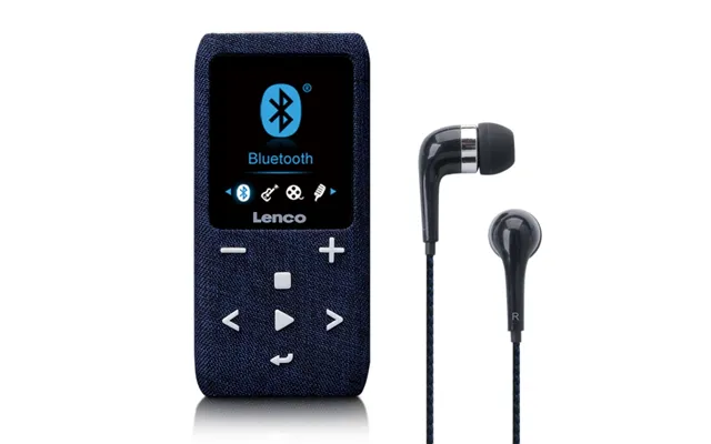 Lenco Mp3 Mp4-afspiller Med Bluetooth 8 Gb Micro Sd-kort Blå