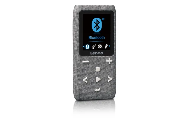 Lenco Mp3 Mp4-afspiller Med Bluetooth 8 Gb Micro Sd-kort Grå
