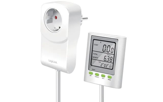 Logilink Energimätare Med Kostnadsberäkning Extern Display