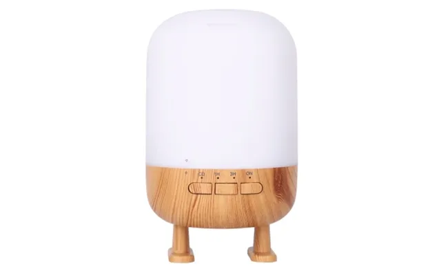 Luftfugter Med Højttaler Og Lampe - Lyst Trædesign