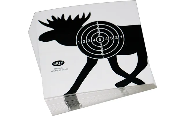 Måltavla Älg 50 St - 1 10 80