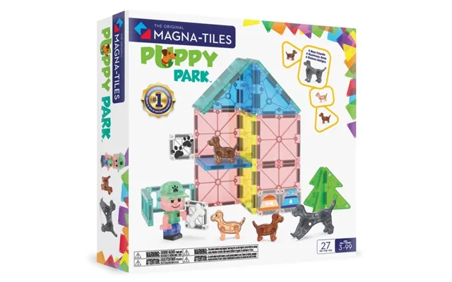 Magna Tiles Magna-tiles - Hundedagpleje 27 Stk 90355
