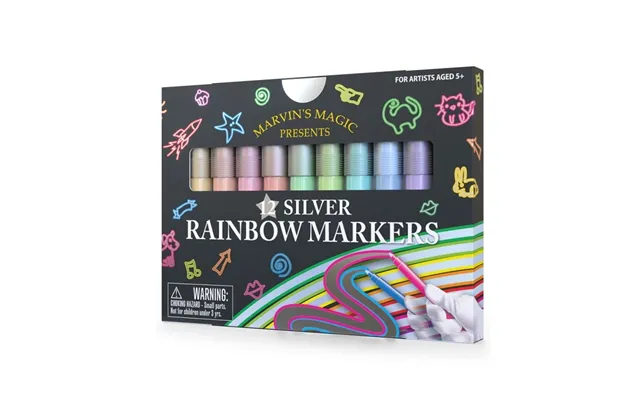 Marvin's Magic Marvins Magic - Silver Rainbow Markers