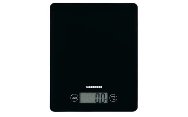 Melissa Digital Køkkenvægt Hærdet Glas Lcd-display . 5 Kg Tara-funktion 1 Grams Intervaller Gram Ounce Pund Milliliter S