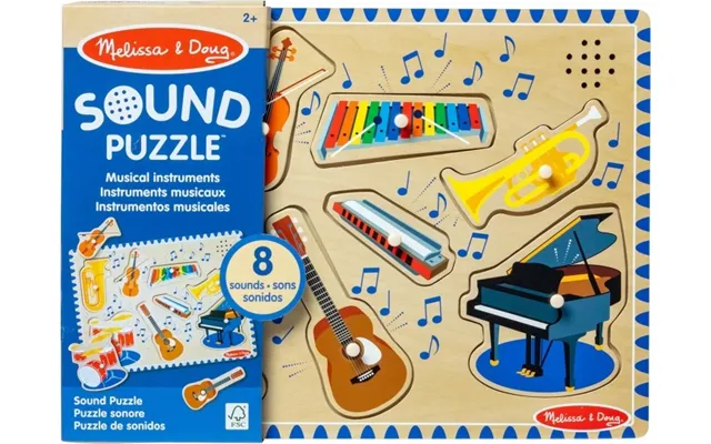 Melissa & Doug Lydpuslespil Musikinstrumenter