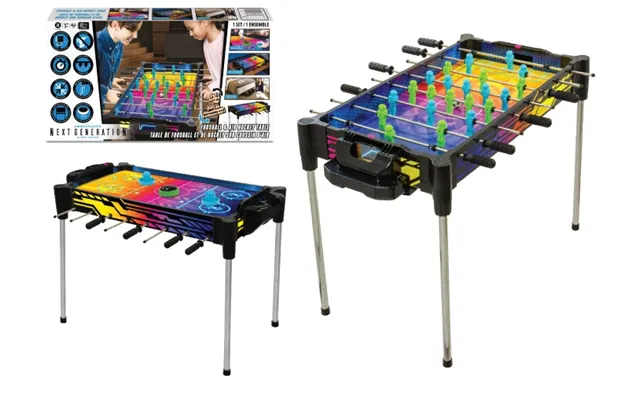 Merchandt Ambassador 2-i-1 Fodbold Og Airhockey - Vendbar Neonarkade Ma8150d Nh