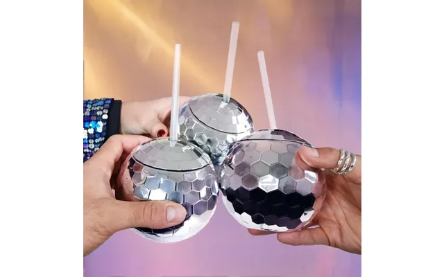 Mikamax Disco Ball-kopper - Sæt Med 3 Stk