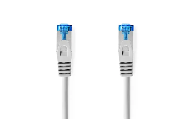 Nedis Cat6a Netværkskabel S Ftp Rj45 Han Rj45 Han 0.50 M Snagless Runde Lszh Grå Label