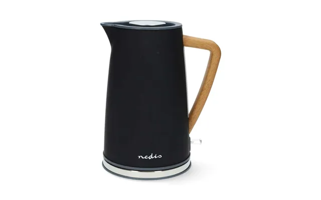Nedis Elkedel 1.7 L Soft-touch Sort Drejelig 360 Grader Skjult Varmeelement Strix -controller Beskyttelse Mod Kogetørrin