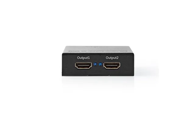 Nedis Hdmi Splitter 2-port Port S 2x Hdmi Output 4k 60hz 18 Gbps Metal Antracit