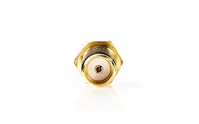 Nedis Sma Adapter Sma Hun Ts9 Guldplateret 50 Ohm Lige Pvc Guld 2 Stk