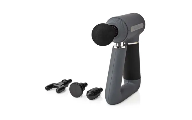 Nedis Sportsmassage Pistol Batteri N A Genopladelig 6-hastighedsindstilling Grå