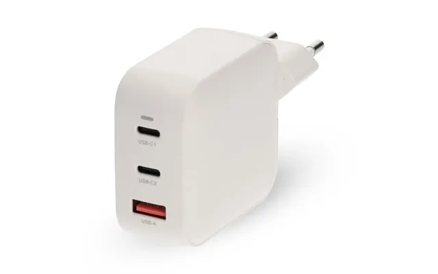 Nedis Vægoplader 100 W Gan Pd3.0 2.5 3.0 5.0 A Antal Output 3 Usb-a 2x Usb-c Automatisk Valgt Spænding Hvid