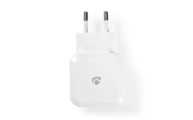 Nedis Vægoplader 24 W 2x 2.4 A A Antal Output 2 2x Usb-a Uden Kabel Single Voltage Output Hvid