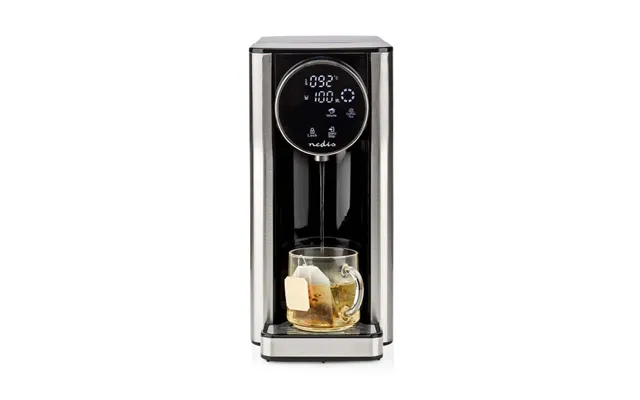 Nedis Varmtvandsdispenser 2600 W 2.7 L Aluminium Sort