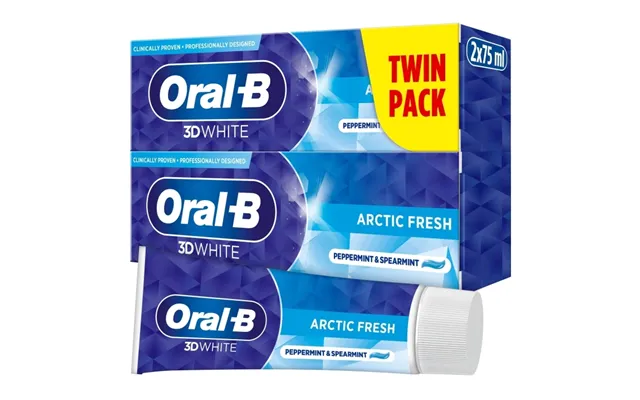 Oral B 3d White Arctic Fresh Tandpasta - 2x75 Ml