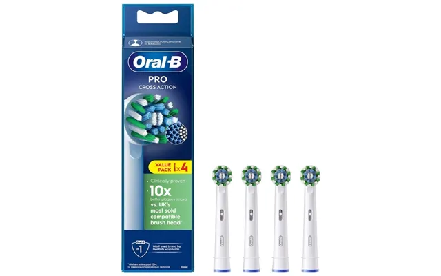 Oral B Borsthuvud Cross Action 4st
