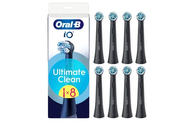 Oral B Oral-b Io Series Ultimate Clean Black Udskiftningsbørstehoveder - Sort
